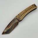 Medford Marauder Full Size Bronze Tsumami-Maki Wrap Titanium Handles w/ 0.26" Vulcan 3V Tanto