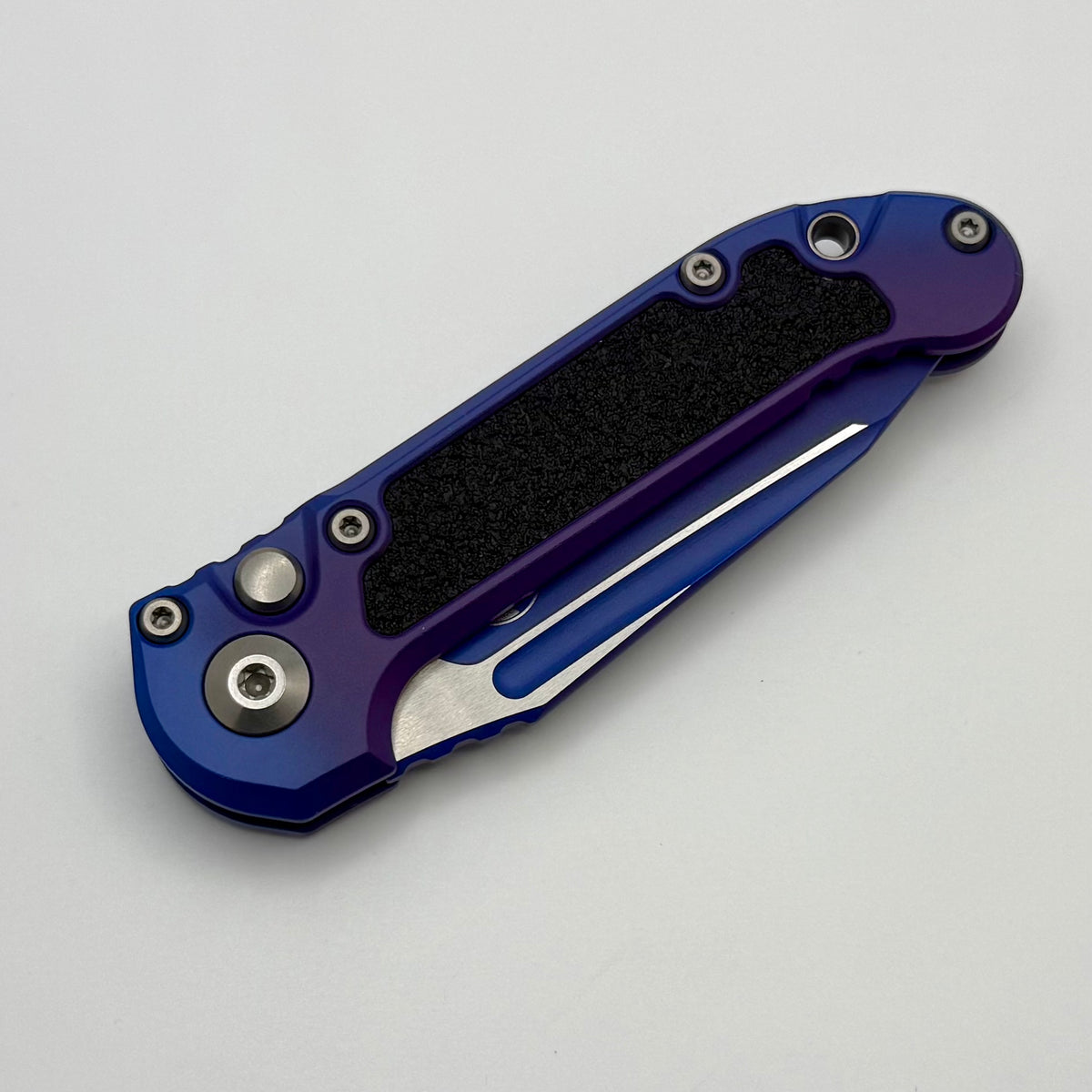 Microtech Knives LUDT Gen III Aurora Tanto w/ Low Polish Hardware Sign