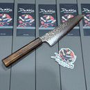 Demko Santoku Kitchen Knife w/ Japanese Red Oak Handle & VG10 San Mai