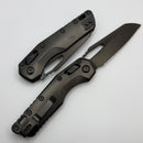 Microtech Marfione Select MSI RAM LOK DLC Slab Side Titanium Handles w/ DLC Accents & DLC Full Serrated M390MK 210-3DLCTMS1