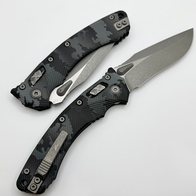 Microtech Amphibian RAM LOK Urban Camo Fluted Aluminum & Apocalyptic M390MK 137RL-10APFLUCS ONE PER HOUSEHOLD