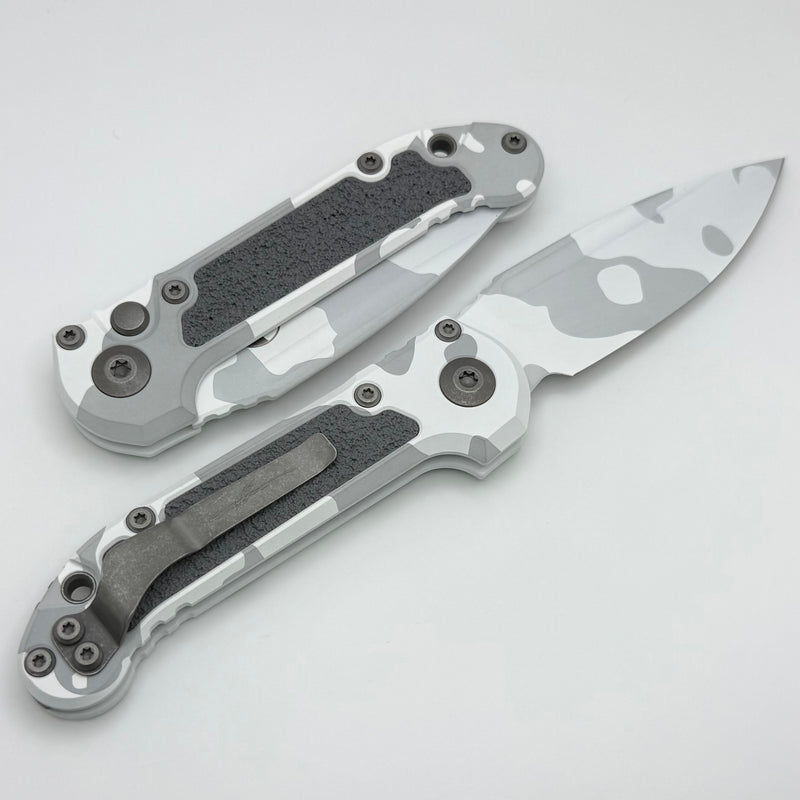 Microtech Knives LUDT Gen III Artic Camo Drop Point 1135-1ACS-D22Z13