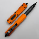 Microtech Dirac Double Edge Black Standard & Orange 225-1OR
