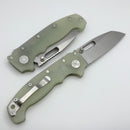 Demko Knives MG AD20 w/ Natural G10 Handles & CPM-3V Shark Foot