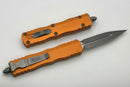Microtech Dirac D/E Apocalyptic Standard & Orange Handle 225-10APOR