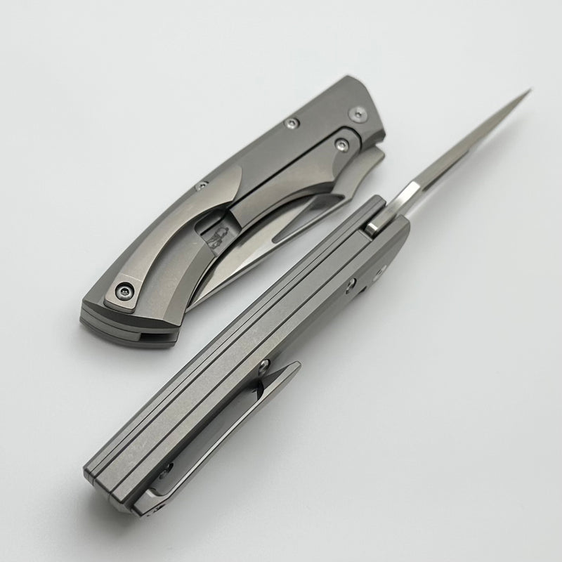 Tuch Knives Klick Double Action w/ Titanium Handles & MagnaCut