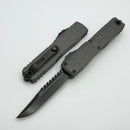 Microtech Ultratech EX - ZBP Interceptor DLC w/ Natural Clear Handle Signature Series 1117EX-1DLCTNCS