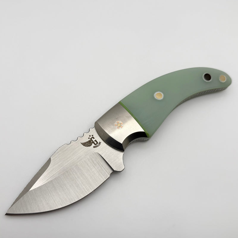 Mechforce Guillot Collab Kestral Fixed Blade w/ Jade G-10 Handle & M390