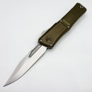 Microtech Knives Combat Troodon Gen III Stonewash Bowie w/ OD Green Handle 1146-10OD