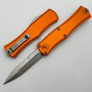 Microtech Knives Mini Hera Stonewash Bayonet M390MK & Orange 1701M-10OR