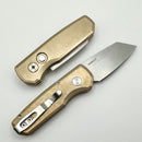 Pro-Tech Runt 5 w/ AlBronze Handle & Stonewash MagnaCut Reverse Tanto R5410