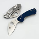 Spyderco Balance w/ Cobalt Blue G-10/Titanium Handle & CPM-SPY27 Sprint Run C141GPCBL