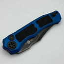 Heretic Knives Wraith Auto V4 w/ Blue Handle & DLC Bowie MagnaCut Blade H002-6A-BLU
