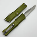Microtech Knives Combat Troodon Gen III Interceptor w/ OD Green Handle Signature Series 1217-10ODS