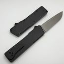 Chaves Dissident Gen 1 w/ Black Crosshatch Handles & Stonewash & Satin Flats S35VN