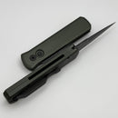 Pro-Tech Godson w/ Green Handle & DLC Washed 154-CM Blade 721-Green DLCW