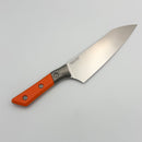 Microtech Chef's Knife Ember G-10/Bead Blast Ti Handle w/ Stonewash M390MK 3000B-10EM