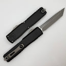 Microtech Ultratech ZBP Tanto Apocalyptic Full Serrated w/ Black Handle 1123-12AP