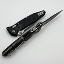Microtech Socom Ram-Lok Tactical w/ Black Aluminum Frag Handles & S/E Black M390MK 160RL-1FR