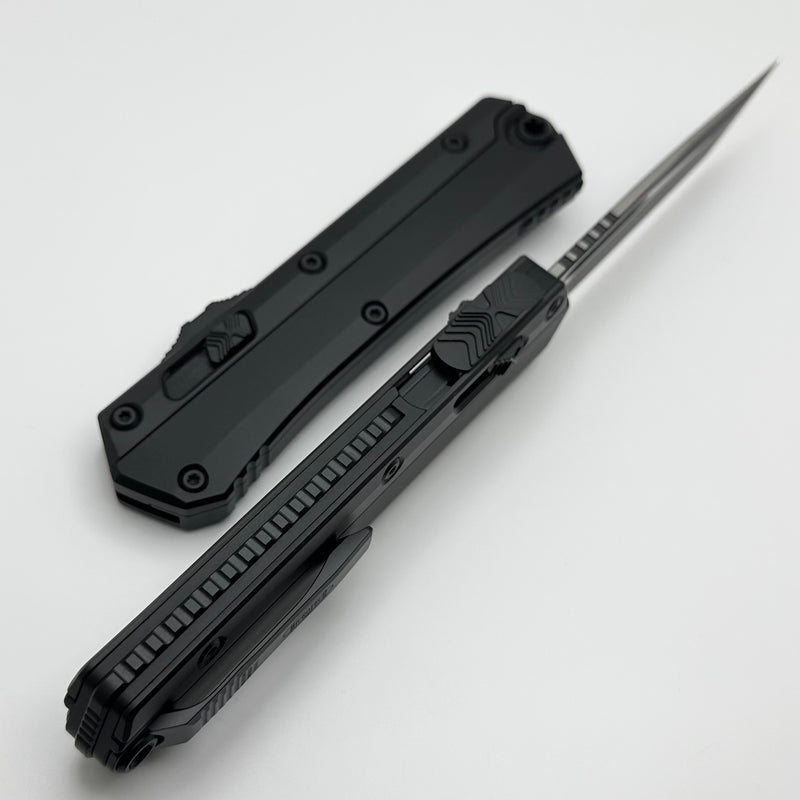 Microtech Glykon Black Tactical Tanto 185-1T