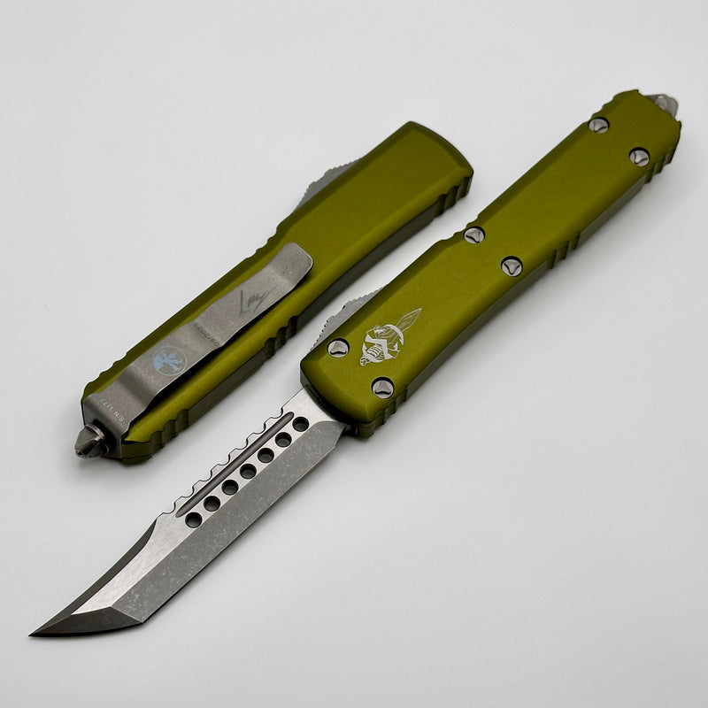 Microtech Ultratech Hellhound Apocalyptic Standard & OD Green Signature Series 119-10APODS