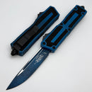 Microtech Scarab 2 Gen 3 Spine Fluted S/E Tactical Standard w/ Weathered Blue Handle 1278-1WBL