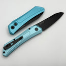 Pro-Tech Oligarch Tiffany Blue Aluminum Handle w/ DLC MagnaCut DS103 T. Blue
