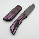 McNees Performance Machined Mac 2 3.5" Gen 2 F Stonewash w/ Violet/Bronze Honeycomb Titanium Handles & MagnaCut
