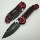 Microtech Knives LUDT Gen III Black Drop Point w/ Merlot Handle 1135-1MR