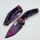 Heretic Knives Medusa Auto Purple Cel Shade w/ Tanto MagnaCut Exclusive H011-CS-PU