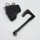 RMJ Tactical Stonewash Mortifier Hand Textured Tomahawk Pendant w/ Black Cerakote