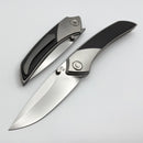 Poikilo Blade Tuna Mini Standard 1 w/ Titanium Handles & Pearlescent Stonewash M398