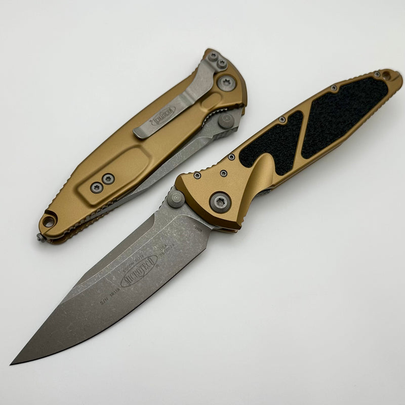 Microtech Socom Elite S/E Manual Tan Apocalyptic Standard 160-10APTA