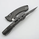 Microtech Amphibian Mini RAM LOK Natural Clear Slab Aluminum & Apocalyptic M390MK 137MRL-10APNC
