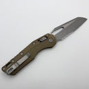 Microtech Knives MSI RAM LOK Dark Earth Polymer Injection Molded & Apocalyptic Partial Serrated M390MK 210T-11APPMDE
