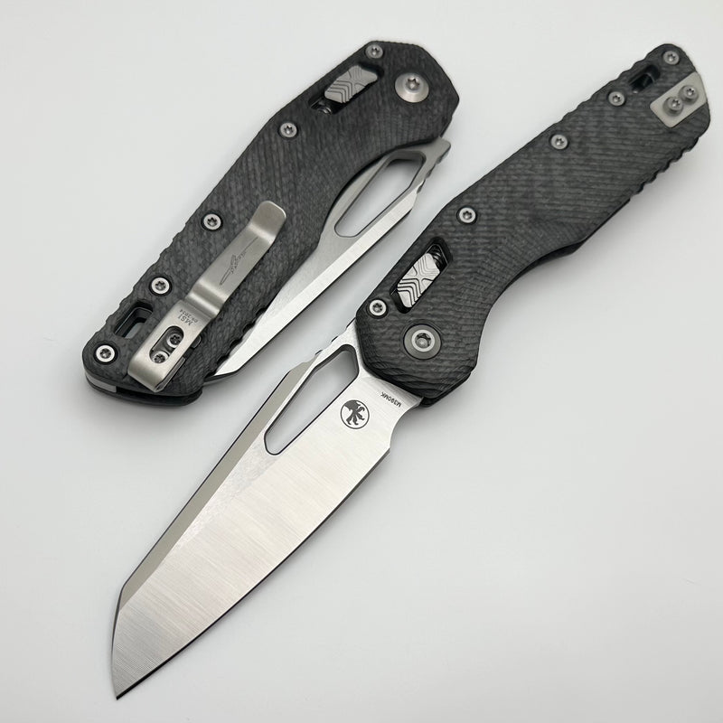 Microtech Knives MSI RAM LOK Fluted Carbon Fiber & Satin M390MK Signature Series 210-4FLCFS