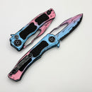 Heretic Knives Wraith V4 Cotton Candy Cel Shade w/ MagnaCut H001-CS-CC