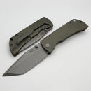 McNees Performance Machined Mac 2 3.5" Atomic Green/Bronze w/ Tanto MagnaCut Gen 2