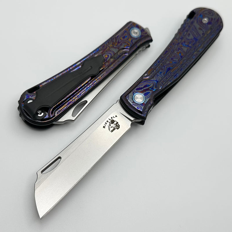 Mechforce Knives Caipira Rick Lala Collab MokuTi Handles w/ Ti Liners & M390