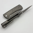 Chaves Knives RCK9 Full Rocked Titanium Handles & M390
