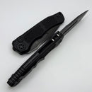 Heretic Knives Wraith Auto V4 Tactical w/ Black Handle & Black Tanto MagnaCut Blade H100-6A-T