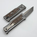 Reate EXO Mini Burlap Micarta & Two Tone Tanto 3V