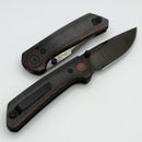 Reate Knives PL-XT Black/Red Micarta & DLC Damascus