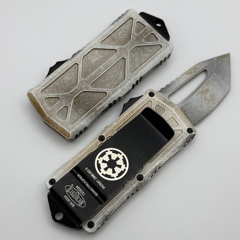 Microtech Exocet T/E Sand Trooper Signature Series 158-1SA