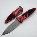 Microtech Socom Elite Auto Red Handles w/ Apocalyptic Tanto 161A-10APRD