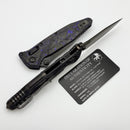 Marfione Select Microtech Socom Delta Ram-Lok Purple Haze Carbon Fiber Handles & DLC M390MK NCB Exclusive 159RL-1DLCTMS1
