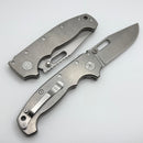 Demko Knives MG AD20S w/ Smooth Titanium Handles & CPM-S90V Clip Point One Per Household