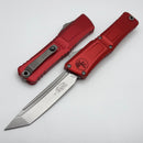 Microtech Knives Combat Troodon Gen III Stonewash Tanto w/ Red Handle 1144-10RD