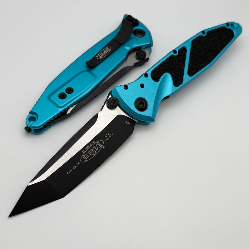 Microtech Socom Elite Tanto Edge Manual Turquoise Standard 161-1TQ