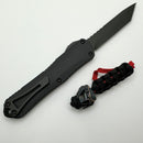Heretic Knives Manticore E Black Predator w/ Red Reticle & Tanto MagnaCut & Cobalt Predator Bead PRE OWNED